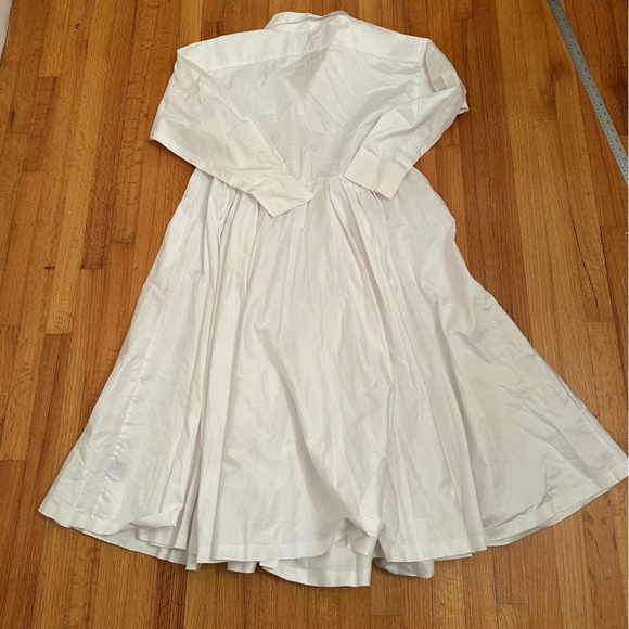 NORMA KAMALI White Oversized Boyfriend Shirt Dress
Size L (#3) - Picture 6 of 15
